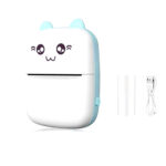 Mini HD Portable Bluetooth Thermal Printer – Inkless Pocket Printer for Notes, Labels & Students | Easy & Error-Free Printing